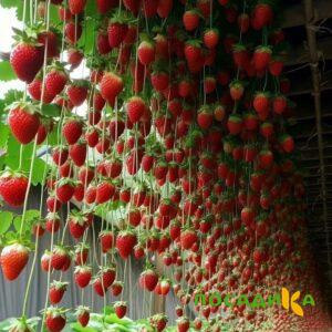 Клубника ампельная Анастасия купить по цене от 370р. в интернет-магазине «Посадика» с доставкой почтой в в Медынье и по всей России – [изображение №1].